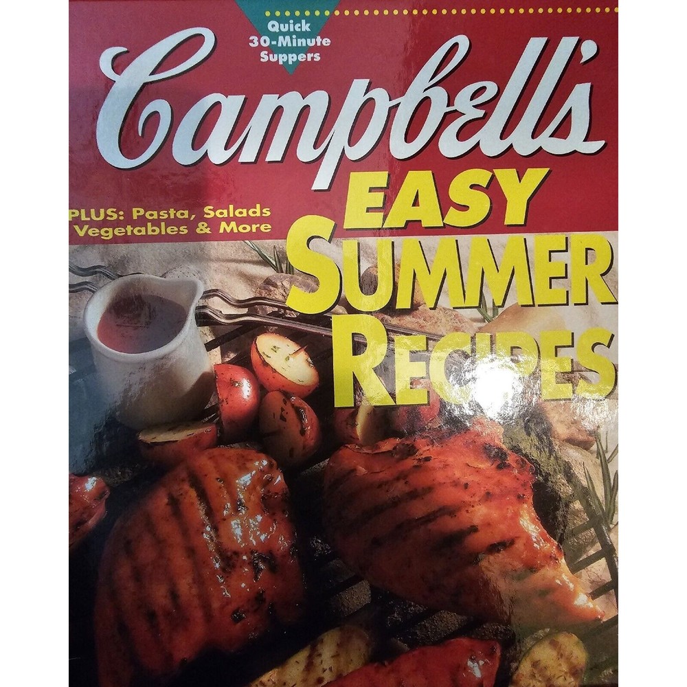 Campbell's Easy Recipes 1995 Quick 30 Minute Suppers Plus Pasta Salads...